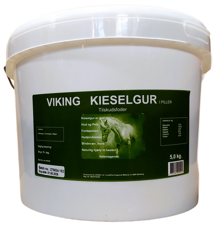 Kieselgur 5 kg. i pilleform