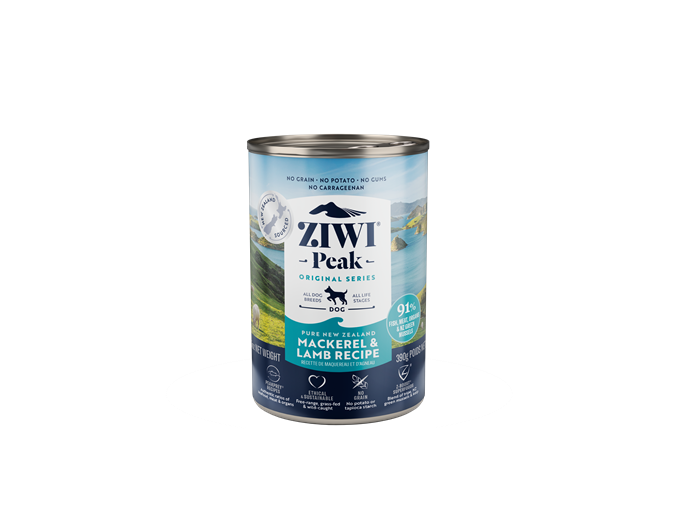 ZiwiPeak Mackerel & Lamb 390 gr. Dåsefoder