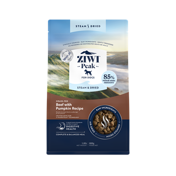 ZiwiPeak Steam & Dried Dog Beef Pouch 800 gr.