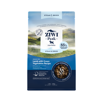 ZiwiPeak Steam & Dried Dog Lamb Pouch 800 gr.