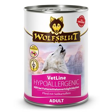 WOLFSBLUT Vetline, Hypoallergenic, Wet Food (dåse)  395 gr.